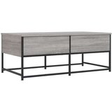  Stolić za kavu siva boja hrasta 100x51x40 cm konstruirano drvo | shoptok.hr
