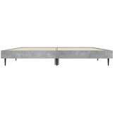  Okvir kreveta boja betona 135 x 190 cm od konstruiranog drva | Eponuda.ba