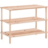 Furnova Stojalo za čevlje 3-nadstropno trden les jelke, (21955816) | Shoptok.si
