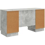  Miza s polico Betonsko siva 142,5 x 50 x 75 cm Inženirski les, (5000283176) | Shoptok.si