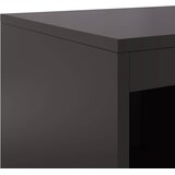  Komoda crna 100,5 x 39 x 107 cm od čelika | Shoptok.si
