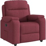  Naslonjač od tkanine crvena boja vina | shoptok.hr