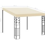  Zidna sjenica 3 x 3 x 2,5 m krem | shoptok.hr