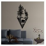 WALLXPERT dekorativni metalni zidni pribor bear black v2 | ePonuda.com