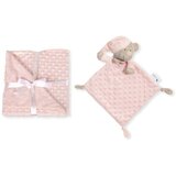 Interbaby set dekica Bubble i tješlica Bear Roza | shoptok.hr
