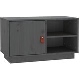 Maison Chic TV omarica - TV stojalo - Televizijska omarica siva 70x34x40 cm trdna borovina, (21698722) Cene