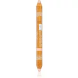 Astra Make-up Pure Beauty Duo Highlighter posvetlitveni svinčnik za pod obrvi odtenek Peach Crumble 4,2 g