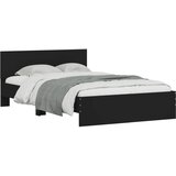  Okvir za krevet s uzglavljem crni 120x190 cm | shoptok.hr