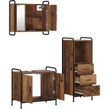  Set ormarića za kupaonicu 3 kom. Staro drvo 40 x 36 x 109,5 cm | shoptok.hr