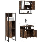  3-dijelni set kupaonskog namještaja boja hrasta drveni | shoptok.hr