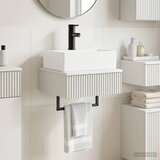  Zidni sudoper Bijela 40 x 41 x 39 cm Konstruirano drvo Slike