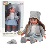  Lutka za igru u sivoj odjeći sa kapicom 36.5 cm | shoptok.hr