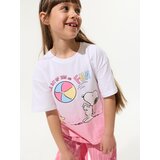 Sinsay Pamučna majica s ombre uzorkom Peanuts | shoptok.hr