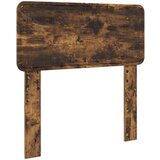  Okvir za krevet s uzglavljem Dimljeni hrast 75 x 190 cm | shoptok.hr