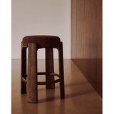 Kave Home Rjav/v temni naravni barvi barsko stol iz masivnega jesena (višina sedeža 65 cm) Granite – | Shoptok.si