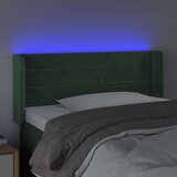  LED posteljno vzglavje temno zeleno 93x16x78/88 cm žamet, (20932145) | Shoptok.si