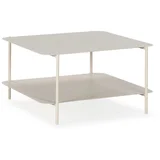 Krem metalni stolić za kavu 70x73 cm Beatrix –