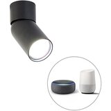QAZQA Smart modern spot black vključno z WiFi GU10 - Falo | Shoptok.si