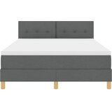  s opruga kutije Tamno siva 140 x 190 cm tkanina | shoptok.hr