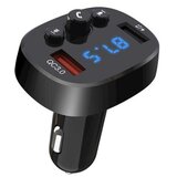 XO Oddajnik FM BCC03 Bluetooth, QC 3.0, 2x USB, 18 W (črn), (21165179) u