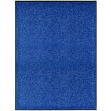 vidaXL Otirač perivi plavi 90 x 120 cm Cijene