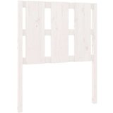  Uzglavlje za krevet bijelo 80 5x4x100 cm od masivne borovine | shoptok.hr