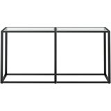  Konzolni stol prozirni 160 x 35 x 75,5 cm od kaljenog stakla | shoptok.hr