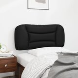  Jastuk za uzglavlje Hvar crni 90 cm od umjetne kože | shoptok.hr