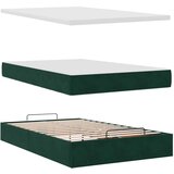  Otomanski krevet s madracem tamnozeleni 120x200 cm baršunasti | shoptok.hr
