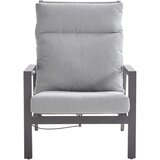 Amatio LOUNGE NASLANJAČ mrežasta prevleka aluminij | Shoptok.si