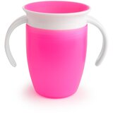 Munchkin Miracle 360° šalica za učenje pijenja s ručkama Pink 6 m+ 207 ml | shoptok.hr