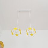  Dečiji luster na sajli STARS 2xE27/15W/230V žuta/bela | Eponuda.com