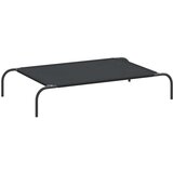 vidaXL Povišeni krevet za pse crni 110x65x20 cm Oxford tkanina i čelik | shoptok.hr