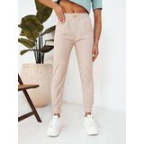 DStreet Spodnie damskie dresowe BRINAT beżowe | Shoptok.si