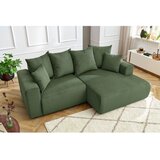 Bobochic Paris Zelena baršunasti kutna garnitura Enjoy – | shoptok.hr
