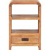 vidaXL Nočna mizica 40x30x60 cm trden akacijev les s palisandrom | Shoptok.si