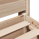 vidaXL Posteljni okvir brez vzmetnice 135x190 cm trdna borovina | Shoptok.si