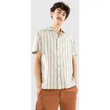Cru Stripe Srajca beige / pne ndle / acqtc gree