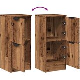 vidaXL Komoda 2 kom staro drvo 30x30x70 cm konstruirano drvo | shoptok.hr