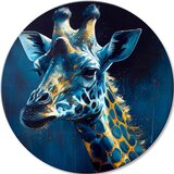  Okrogle slike z akrilom Nočna žirafa aura | different dimensions | Shoptok.si