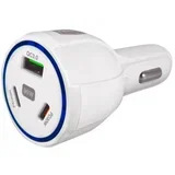 usb punjač iz upaljača automobila QC3.0+2xPD USBP359