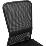  Uredska stolica crna 44 x 52 x 100 cm od mrežaste tkanine | Eponuda.com