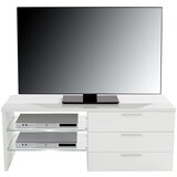Mömax mizica za hi-fi naprave merlin ii new, bela, led | Shoptok.si