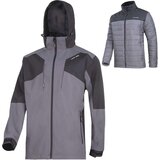 Lahti Pro JAKNA S ODSTRANJIVOM PODLOGOM, CRNO-SIVA 2XL LAHTI L4094005 | shoptok.hr