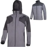 Lahti Pro jakna z snemljivo podlogo 3x1 L4094005, 2XL, črno
