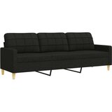 vidaXL 3-dijelni set sofa crni od tkanine | shoptok.hr