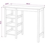  Barski Set 3 kom MDF Crni | shoptok.hr