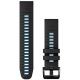 Garmin QuickFit 22 remen za sat, silikon crne prozračne plave boje Cijene