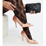 Gemre Beige satin-finish stilettos with rhinestones Clemente | Eponuda.ba