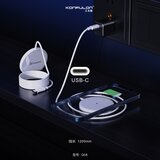  Bezicni punjac magnetic KONFULON Q08 Type-C 15W fast beli | ePonuda.com